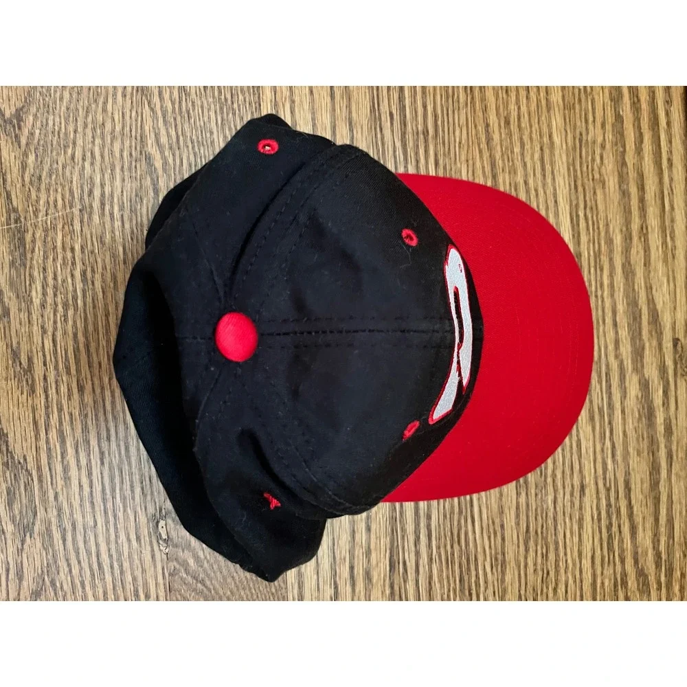 Vintage Dale Earnhardt 3 NASCAR Hat Snapback Competitors View Black Red Cap